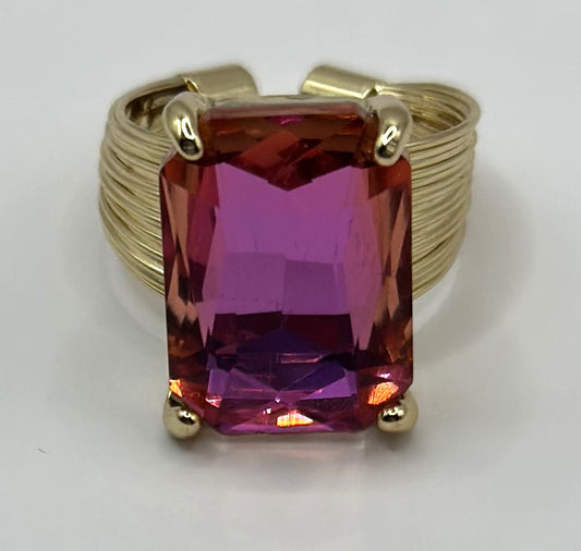 Ring Emerald Cut Adj